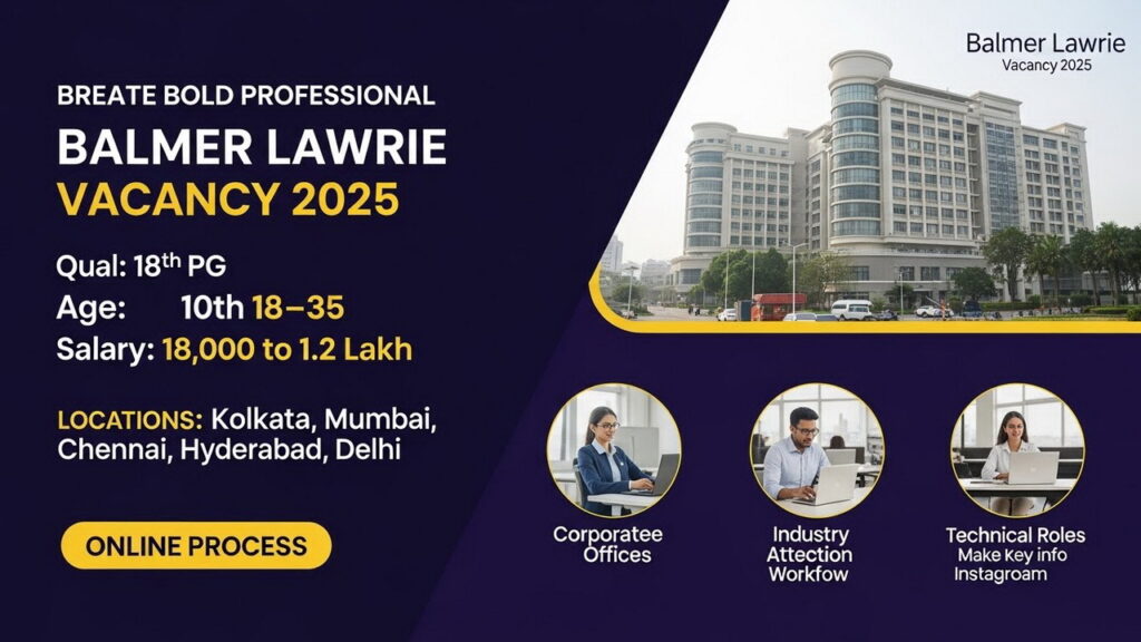 Balmer Lawrie Vacancy 2025