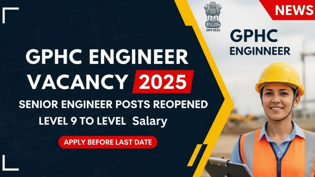 GPHC Engineer Recruitment 2025