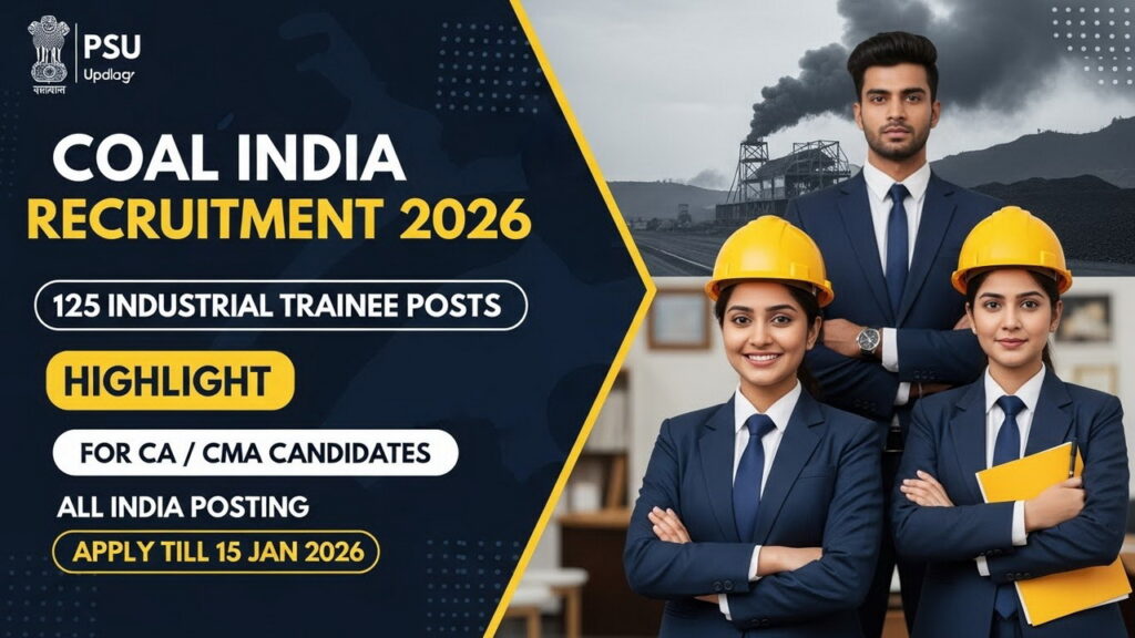 Coal India Recruitment 2026