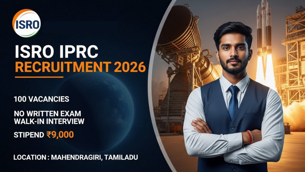 ISRO IPRC Apprentice Recruitment 2026