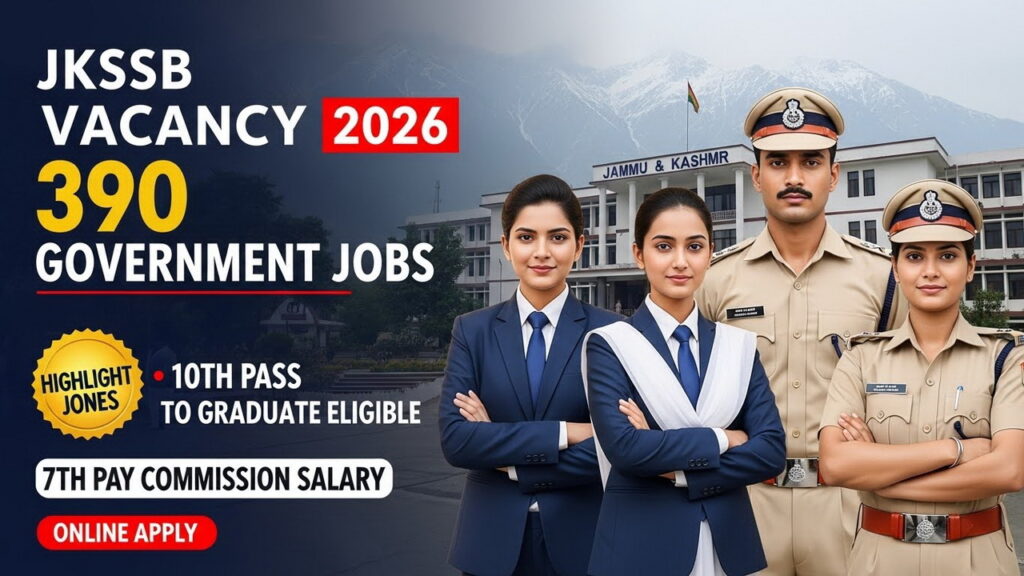JKSSB Vacancy 2026
