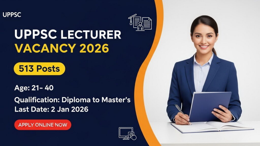 UPPSC Lecturer Vacancy 2026