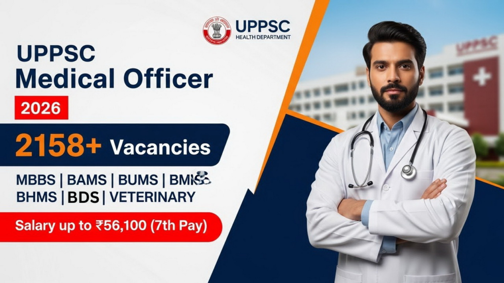 UPPSC Medical Officer Vacancy 2026