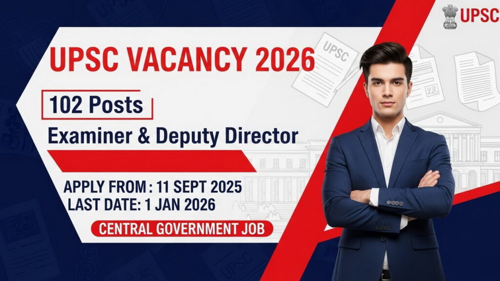 UPSC Vacancy 2026