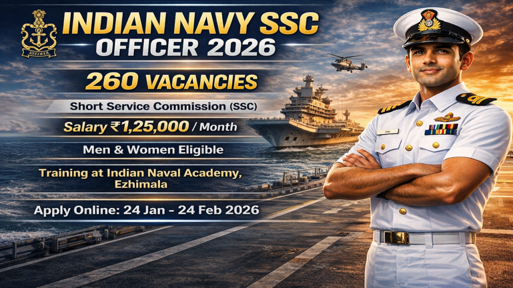 Indian Navy SSC Officer Recruitment 2026