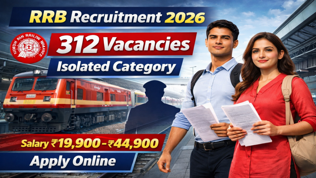 RRB Isolated Category Recruitment 2026