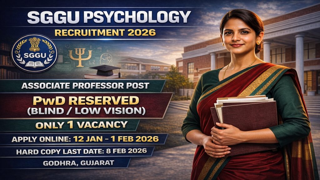 SGGU Psychology Recruitment 2026